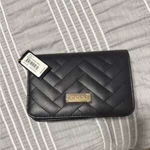 NWT Bebe Black Quilted Crossbody Bag